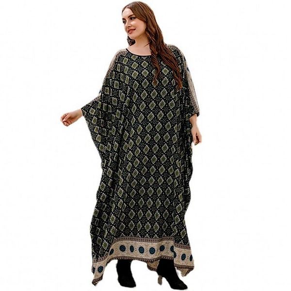 

ethnic clothing 2021 african loose design women's long sleeve polyester plus size maxi dress muslim abaya dresses for women, Red