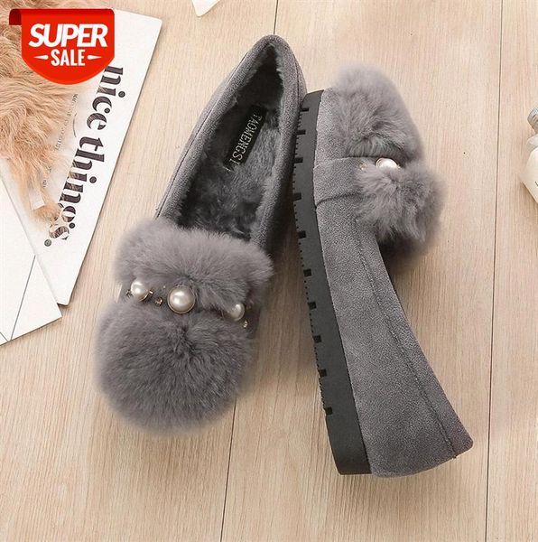 

women's thick-soled plush shoes, plus velvet warmth, maternity shoes #4e1i