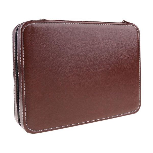 

watch boxes & cases 8-slot portable box travel case storage organizer faux leather, Black;blue