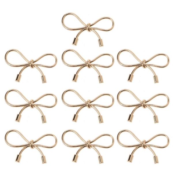 

earrings & necklace 10pcs large metal bow epoxy resin findings bear decortive bowtie fillings cute tie diy art crafts lxae, Silver