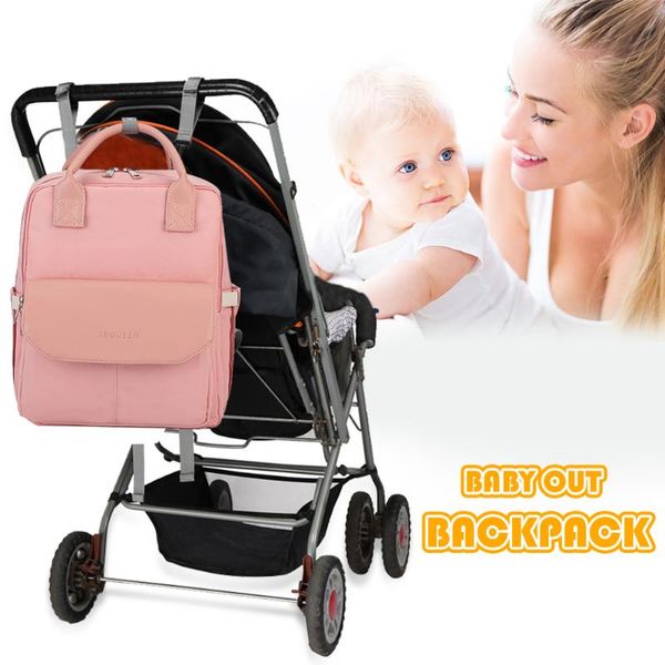 

diaper bags waterproof outdoor nursing shoulder bag usb large mom baby care backpack for women fashion knapsack