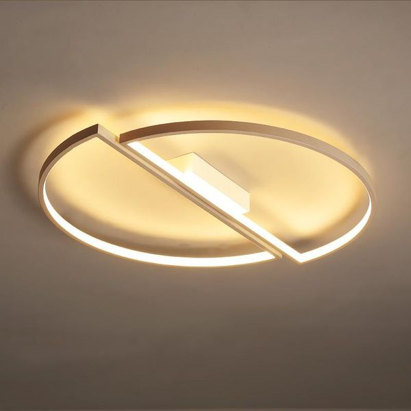 

modern led cieling light living room lights semicircular home dimming ceiling lamp for bedroom 42w 52w kitchen lighting