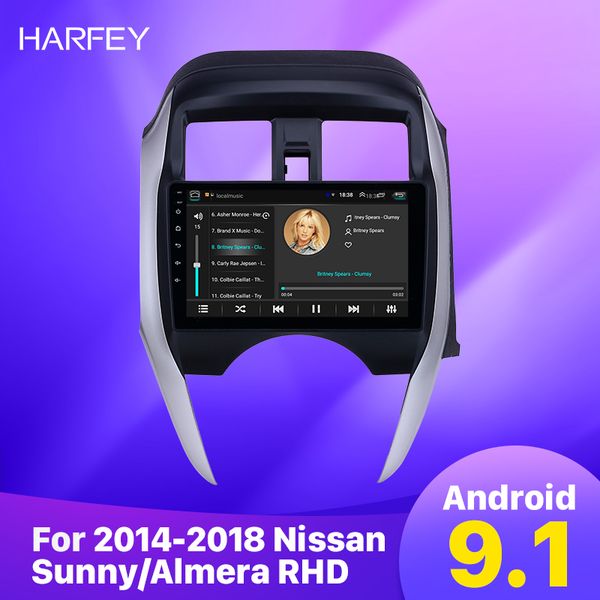 

9 inch android hd touchscreen car dvd gps player radio for 2014-2018 nissan sunny/almera rhd with support carplay dvr obd2