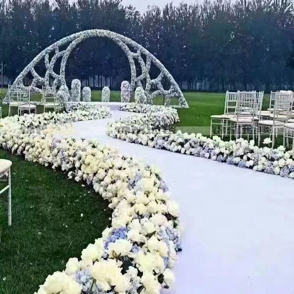 

carpets est wedding celebration party carpet rug aisle runner decoration colorful / white nonwoven 0.8m/1.2m width