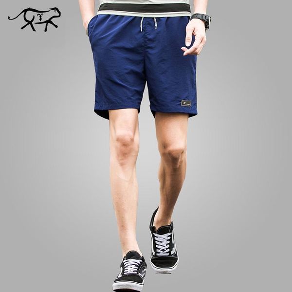 

fashion summer shorts men breathable brand casual mens bermuda knee length elastic waist beach male big size men's, White;black