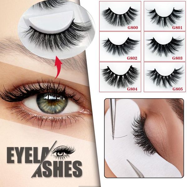 

luxury 5 paire 3d false lashes strip eyelashes long natural party makeup
