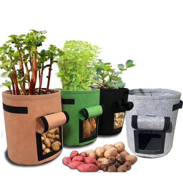 

planter bags nonwoven garden bag vegetable potato planting pot planters & pots