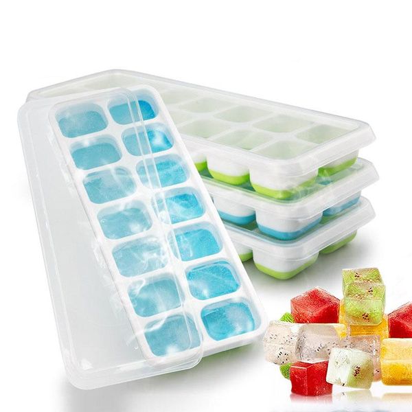 

baking moulds 14 cavity silicone ice cube tray square mould with removable lid grade flexible molds for whiskey cocktail