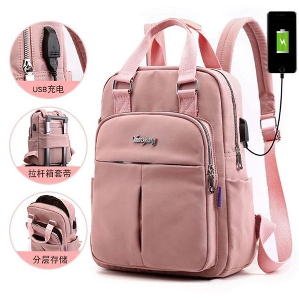 

backpack women's computer pack waterproof leisure ladies nylon large capacity multi backpacks school bags