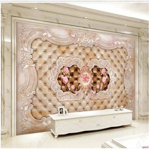 

3d customized wallpaper stone grain marble wallpapers background wall