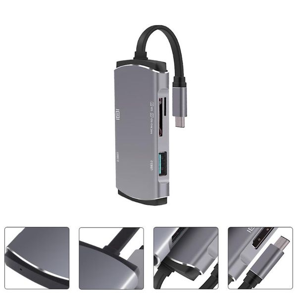 

hubs 1pc type-c usb hub multifunction data expansion transfer adapter supply