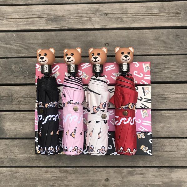 

umbrellas bear umbrella automatic 30% folding handle with gift box for men and women general