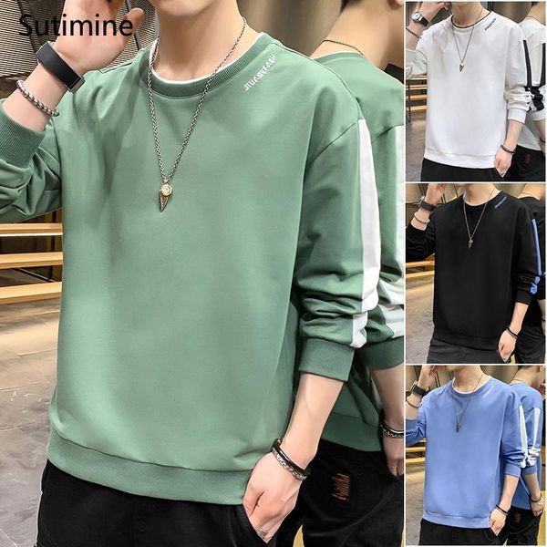 

spring men hoodie korean fashion streetwear hip hop oversize long sleeve sweatshirts casual pullover retro shirt men's hoodies &, Black