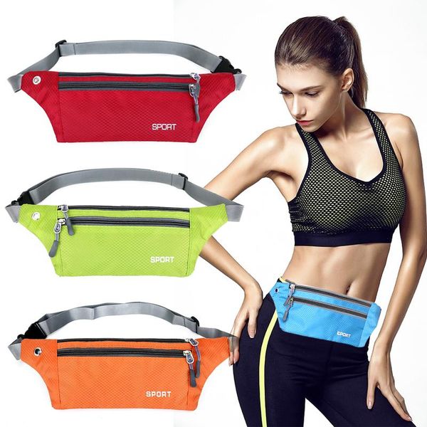 

outdoor bags professional running waist bag waterproof sports chest shoulder belt men women mobile phone pack