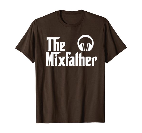 

the mix father funny disk jockey dj t-shirt gift, White;black