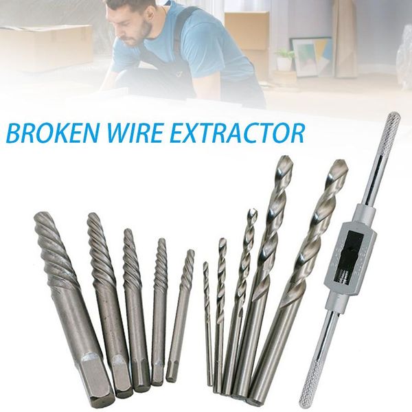 

professional hand tool sets 11pcs screw remover damaged extractor broken bolt screws removal high speed steel