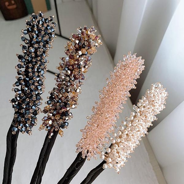 

hair clips & barrettes ball head artifact lazy fluffy accessories bangs catch korean headdress bud hairpin female half tie simple, Golden;silver