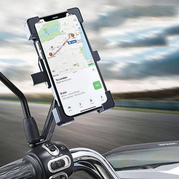 

cell phone mounts & holders motorcycle handlebar&rearview mirror shockproof bicycle bracket practical holder can accessories o5y4