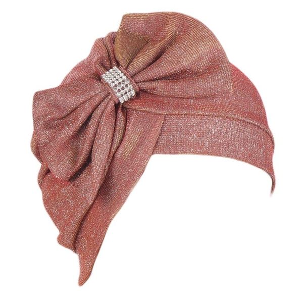 

beanie/skull caps women muslim hijab turban hat cross front forehead rhinestone big bow bonnet head scarf islamic ruched headwrap cap 066f, Blue;gray