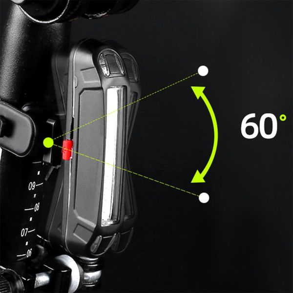 

bike lights cycling rear lamp tail light rechargeable 500mah lithium battery bicycle working-out comfortable decoration