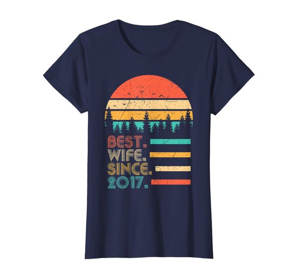 

Womens 2nd Wedding Anniversary Gifts Best Wife Since 2017 T-Shirt, Mainly pictures