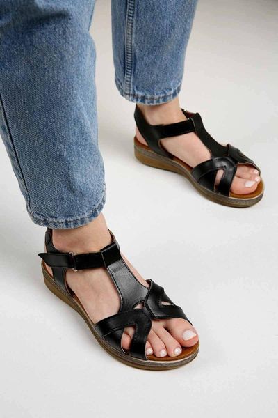 

sandals women's black skin 4 banded