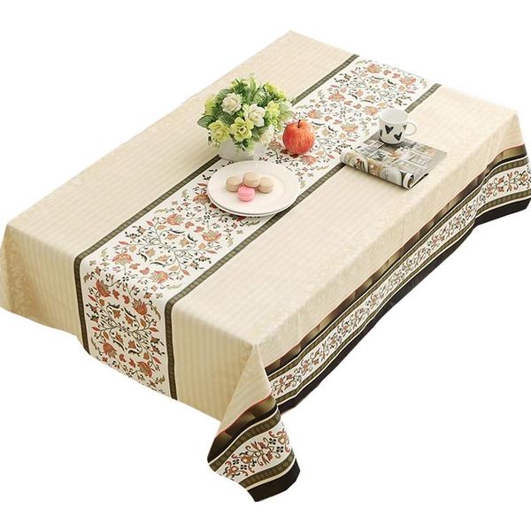 

table cloth rectangular tablecloth waterproof oil proof dining antiskid household