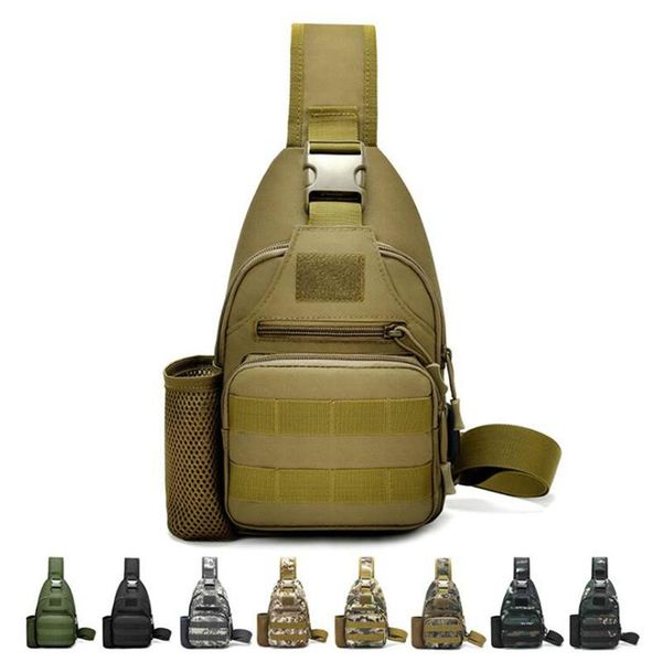 

duffel bags short-distance travel men's canvas chest bag waterproof and wearable ladies military sports shoulder with usb jack