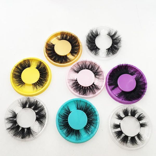 

25mm long 3d mink lashes extra length eyelashes big dramatic fully strip thick false eyelash1