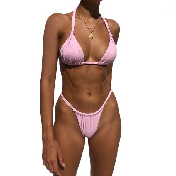 

women's swimwear 2pcs push up bikini set breathable bra and panty swimsuit two-piece suit for swimming beach vacation bathingsuits, White;black