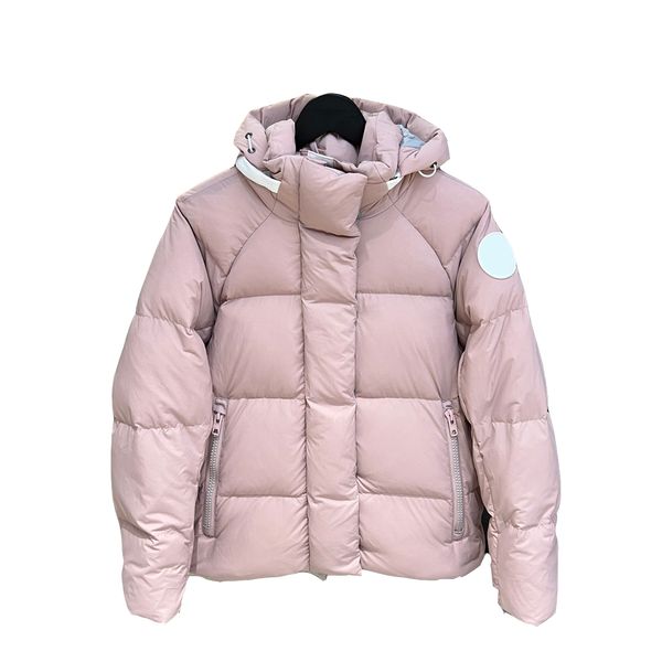 

north america famous luxury designer men goose down jackets winter junction 3m reflective parka light color ski jacket woman man clothing xs, Black
