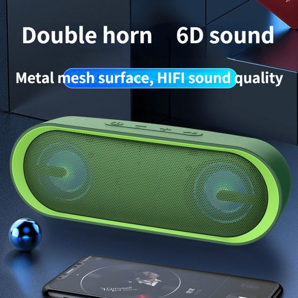 

nubwo led portable wireless bluetooth speaker ipx5 waterproof 15h playtime tf card surround sound stereo 20w subwoofer speakers