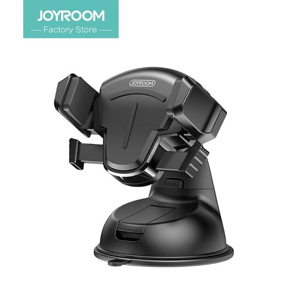 

cell phone mounts & holders joyroom jr-ok2 factory abs silicone mobile mount car dashboard bracket compatible for 4-6.7 inch phones