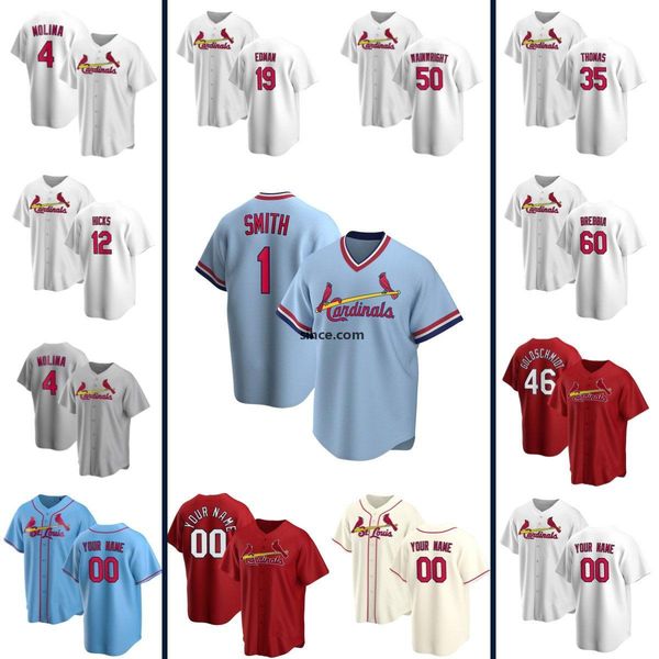 

28 nolan arenado jersey st. louisyadier molina paul goldschmidt ozzie smith nolan arenado baseball dexter fowler baseball cardinal jersey, Blue;black