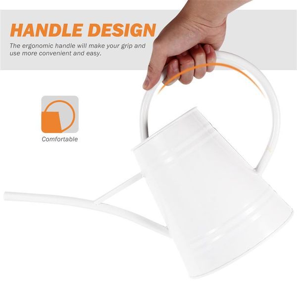 

1pc simple watering can kettle home pot with long spout equipments