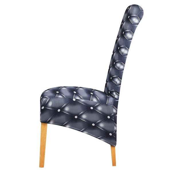 

year print flower long back size chair cover checked pattern seat slipcover el party banquet housse decoration covers