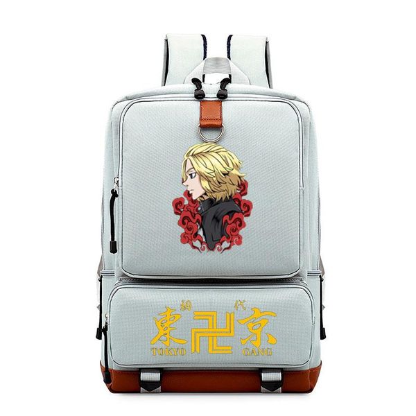 

backpack tokyo revengers children boys girls school fashion pattern laptop
