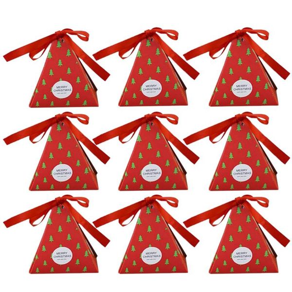 

christmas decorations 30 pcs gift boxes decorative candy boxes,christmas cookies bags, xmas tree box present packaging for festival holiday