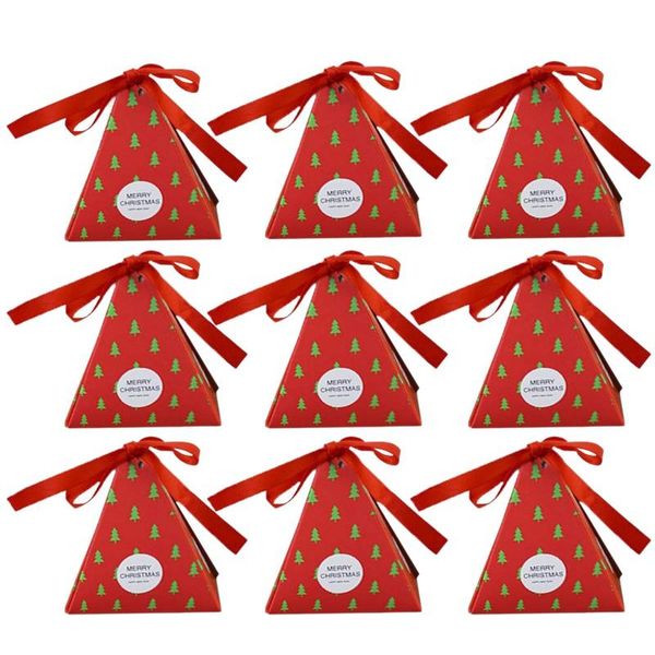 Decorazioni natalizie Scatole regalo da 30 pezzi Scatole decorative per caramelle, sacchetti per biscotti di Natale, scatole per albero di Natale, confezioni regalo per le vacanze di festival