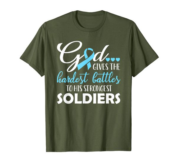 

GOD gives the Hardest Battles Ribbon Prostate Cancer shirt, Mainly pictures
