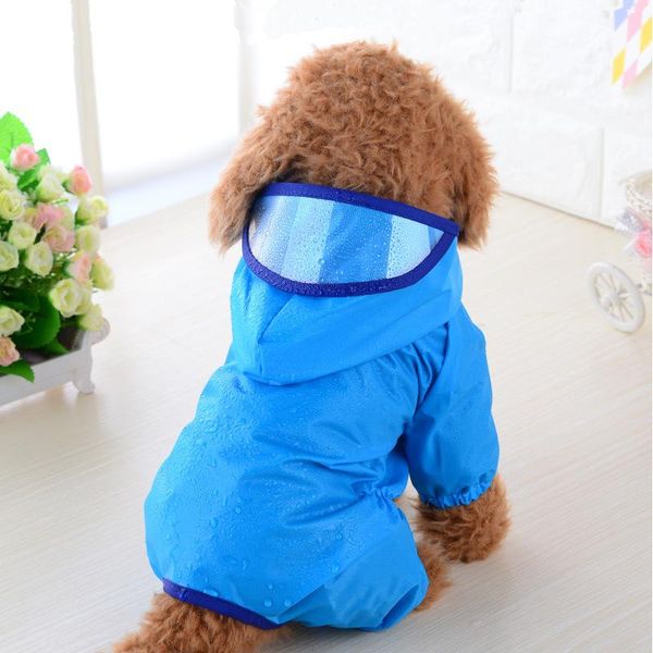 

dog apparel coolfield brand hooded pet raincoat waterproof small dogs clothes chihuahua yorkie poncho puppy rain jacket