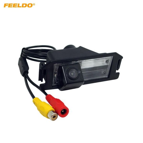 

car rear view cameras& parking sensors feeldo 1set special backup camera for veloster/genesis coupe/i30/kia soul camera#am4529