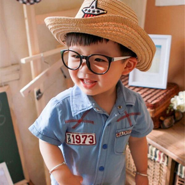 

cute cowboy cap for children in spring and summer, Yellow