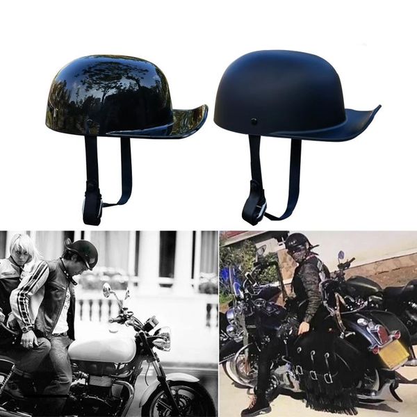 

black fashion open face half helmet moto vintage motorcycle motorbike biker riding crash scooter,cruiser,chopper helmets