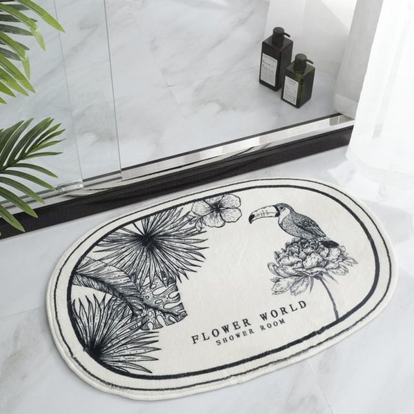 

carpets oval bath mat soft bathroom rug non slip doormat washable bathtub mats absorbent carpet for home floor