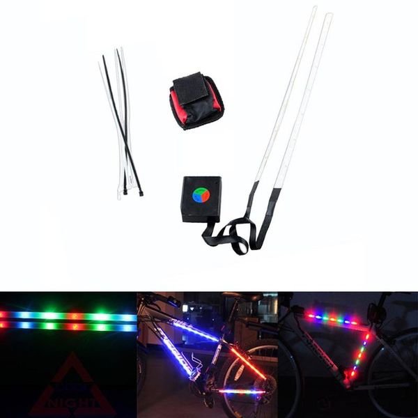 

bicycle led strip lights bike frame decorative light tape accessories