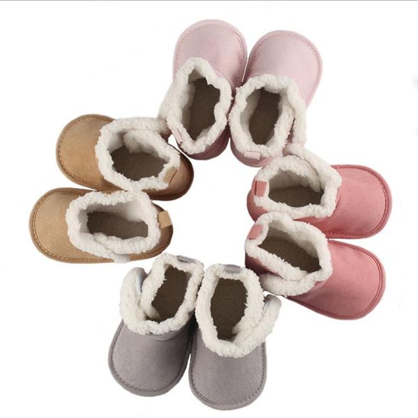 

first walkers winter warm toddler baby girl boy snow anti-slip boot crib shoes prewalker size 0-18m