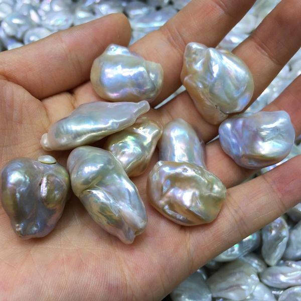 

charms natural freshwater pearl pendant irregular pendants for jewelry making diy necklace accessories 16-20mm, Bronze;silver