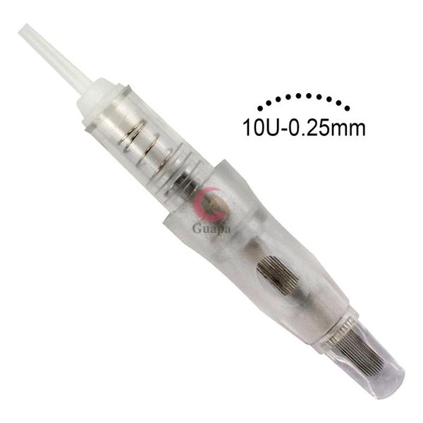 

tattoo needles 10/20pcs u shape 10pins 0.25mm hairstrokes brows eyeliner lips permanent makeup cartridge for microblading pmu
