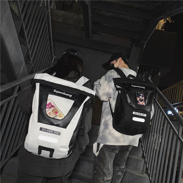 

fashionable oxford cloth student travel large-capacity sports bag backpack men and women couples korean